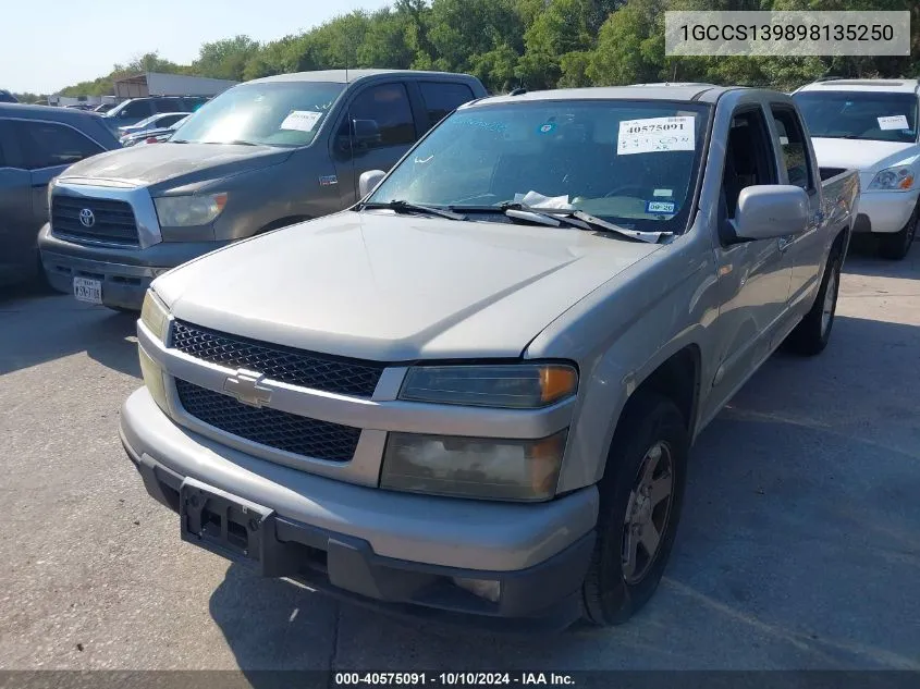 1GCCS139898135250 2009 Chevrolet Colorado Lt