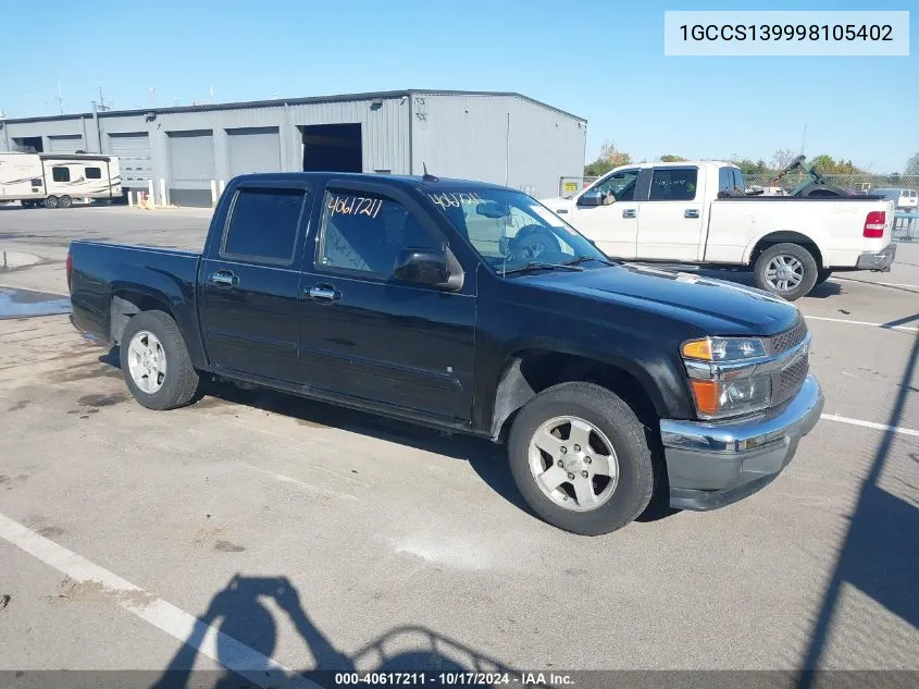 1GCCS139998105402 2009 Chevrolet Colorado Lt