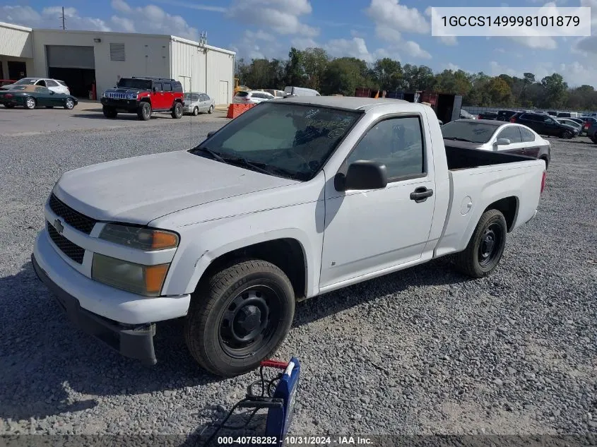 2009 Chevrolet Colorado Work Truck VIN: 1GCCS149998101879 Lot: 40758282