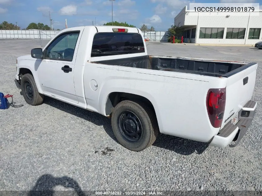 2009 Chevrolet Colorado Work Truck VIN: 1GCCS149998101879 Lot: 40758282