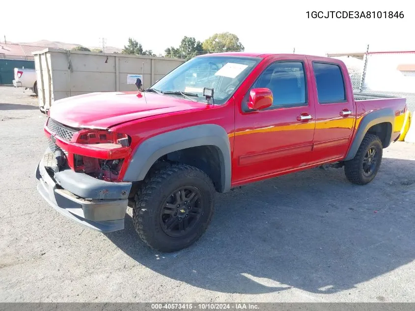 2010 Chevrolet Colorado 1Lt VIN: 1GCJTCDE3A8101846 Lot: 40573415