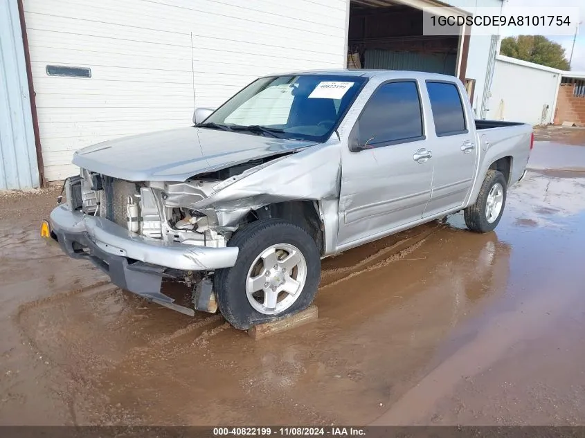 2010 Chevrolet Colorado 1Lt VIN: 1GCDSCDE9A8101754 Lot: 40822199