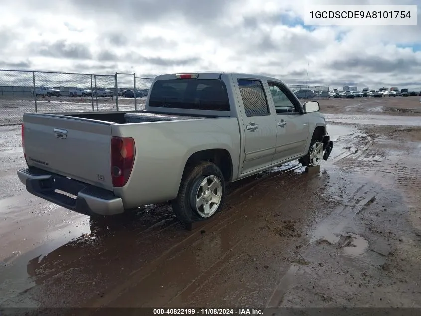 2010 Chevrolet Colorado 1Lt VIN: 1GCDSCDE9A8101754 Lot: 40822199