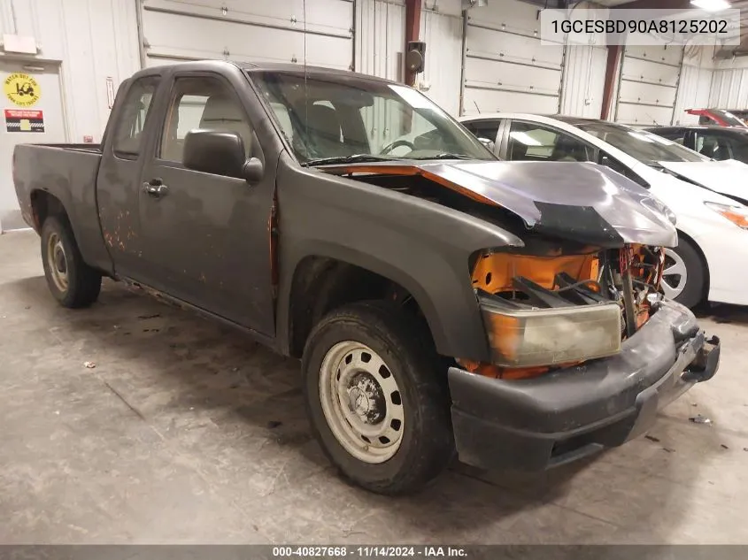 2010 Chevrolet Colorado Work Truck VIN: 1GCESBD90A8125202 Lot: 40827668