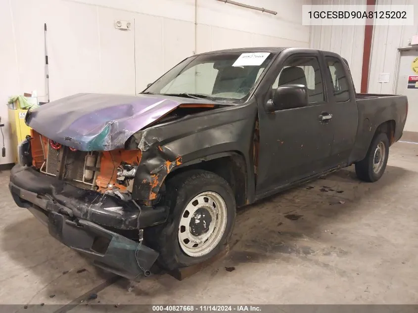 2010 Chevrolet Colorado Work Truck VIN: 1GCESBD90A8125202 Lot: 40827668