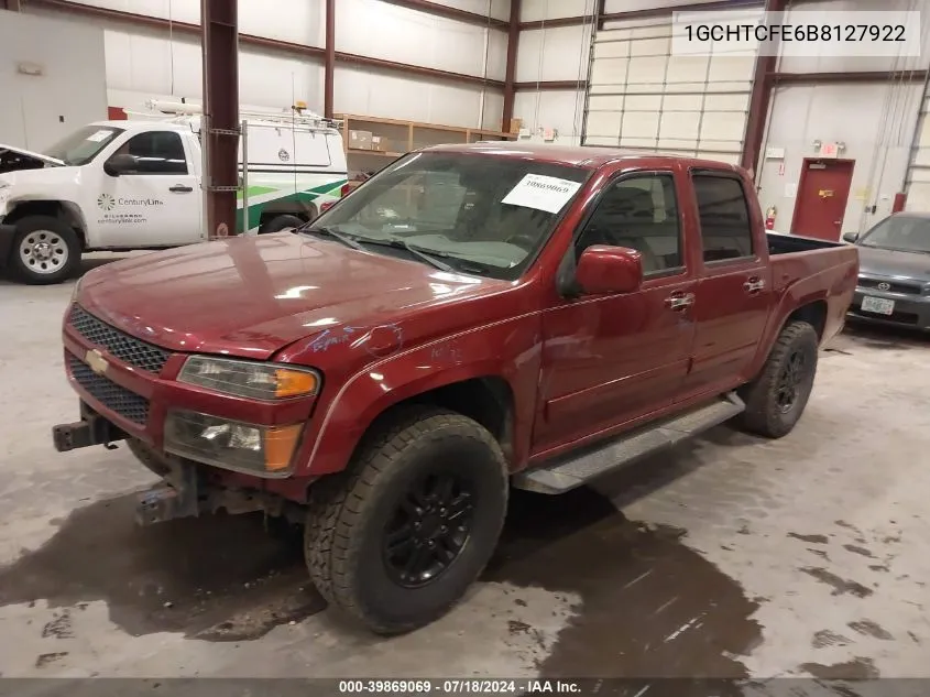 2011 Chevrolet Colorado 1Lt VIN: 1GCHTCFE6B8127922 Lot: 39869069