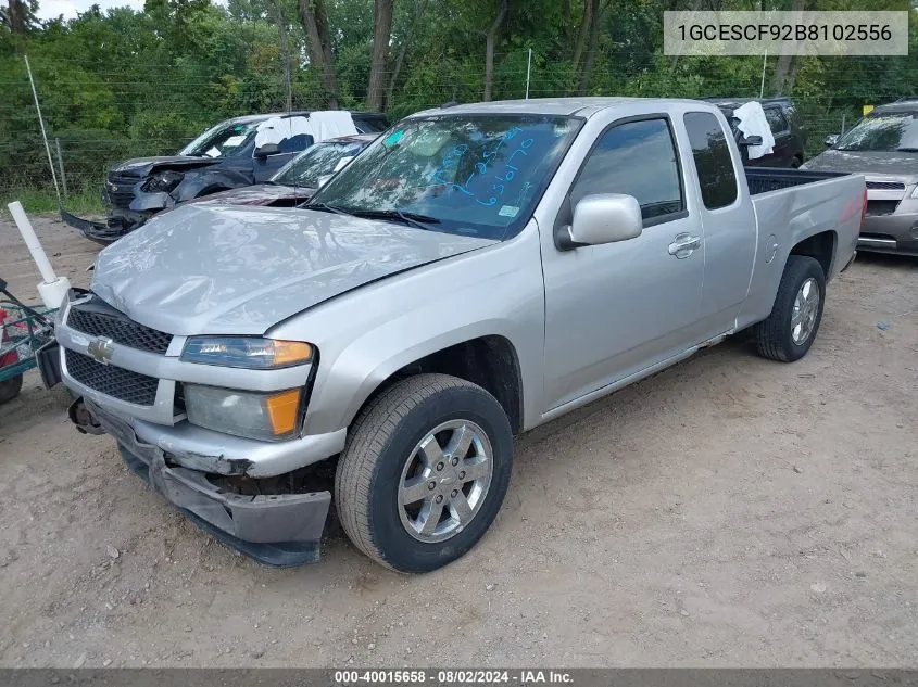 2011 Chevrolet Colorado 1Lt VIN: 1GCESCF92B8102556 Lot: 40015658