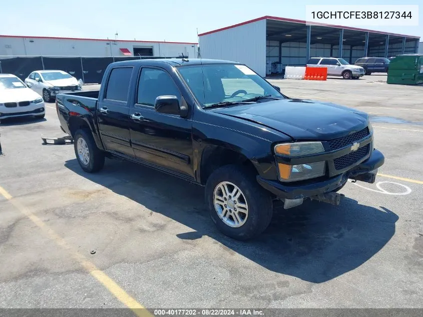 2011 Chevrolet Colorado 1Lt VIN: 1GCHTCFE3B8127344 Lot: 40177202