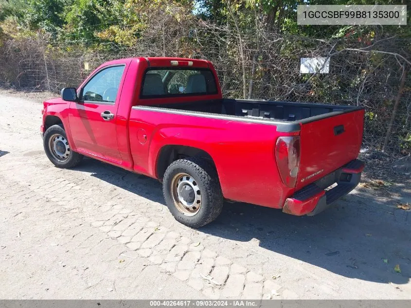 1GCCSBF99B8135300 2011 Chevrolet Colorado Work Truck