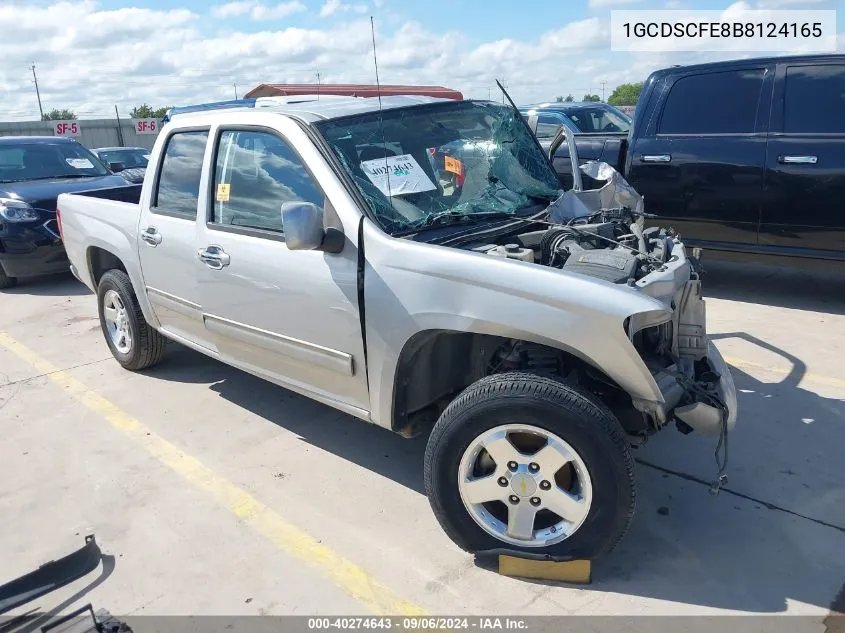 2011 Chevrolet Colorado 1Lt VIN: 1GCDSCFE8B8124165 Lot: 40274643