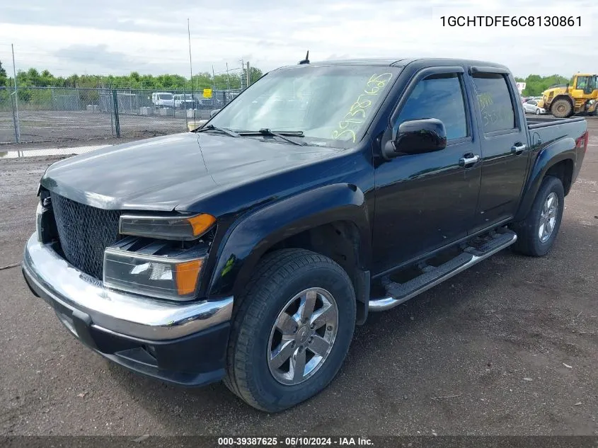 2012 Chevrolet Colorado 2Lt VIN: 1GCHTDFE6C8130861 Lot: 39387625