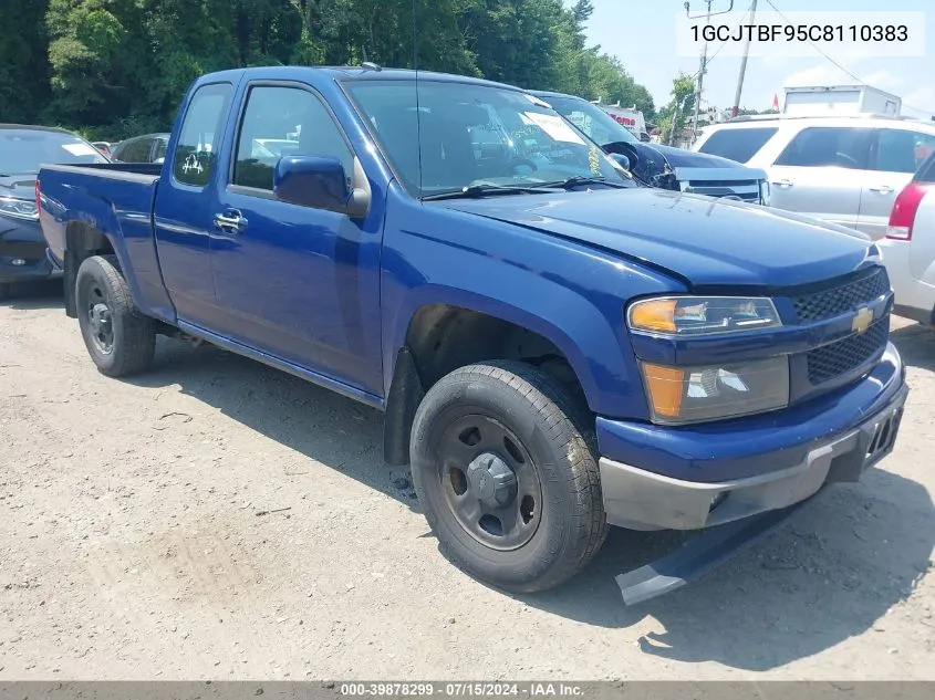 2012 Chevrolet Colorado Work Truck VIN: 1GCJTBF95C8110383 Lot: 39878299