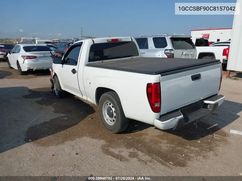 1GCCSBF90C8157042 2012 Chevrolet Colorado Work Truck