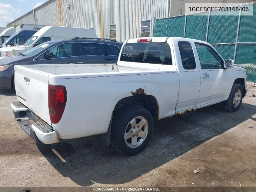 2012 Chevrolet Colorado 1Lt VIN: 1GCESCFE7C8168406 Lot: 39960534