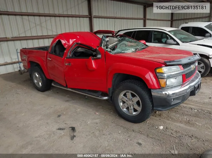 2012 Chevrolet Colorado 2Lt VIN: 1GCHTDFE9C8135181 Lot: 40062157