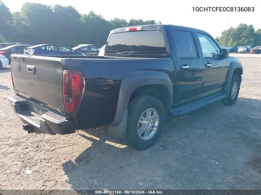 1GCHTCFE0C8136083 2012 Chevrolet Colorado 1Lt