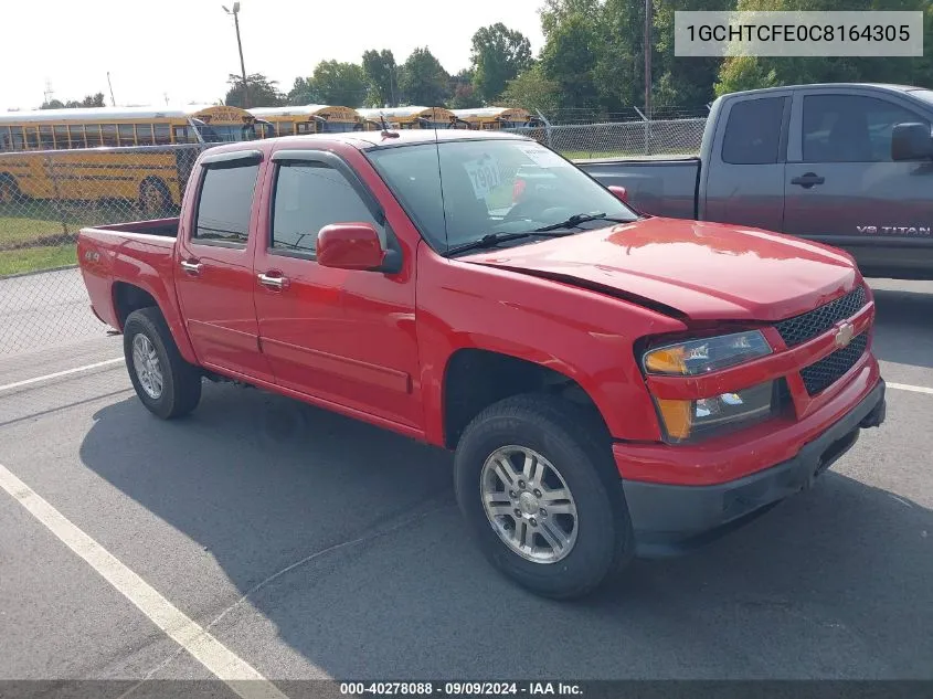 2012 Chevrolet Colorado 1Lt VIN: 1GCHTCFE0C8164305 Lot: 40278088