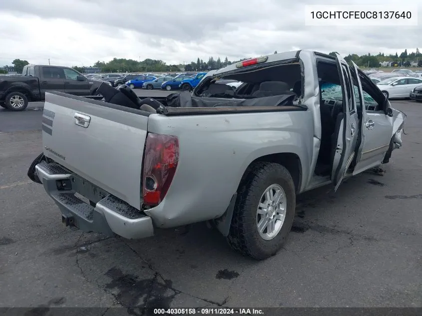 2012 Chevrolet Colorado 1Lt VIN: 1GCHTCFE0C8137640 Lot: 40305158