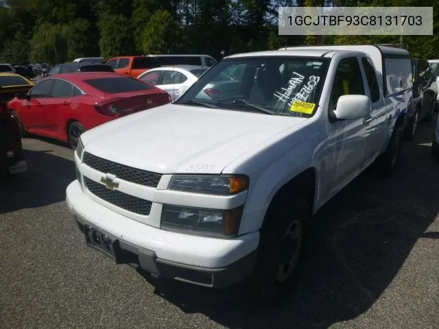 2012 Chevrolet Colorado Work Truck VIN: 1GCJTBF93C8131703 Lot: 40417962