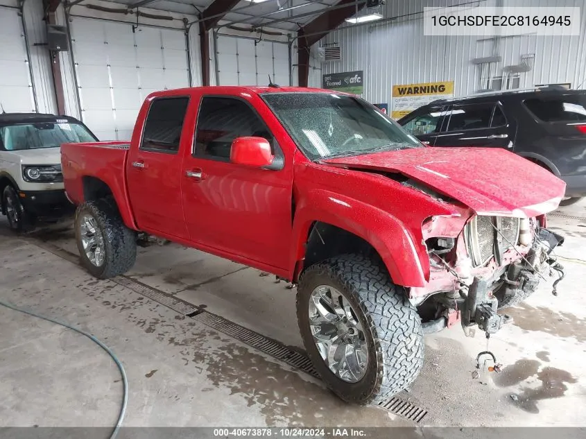 1GCHSDFE2C8164945 2012 Chevrolet Colorado 2Lt