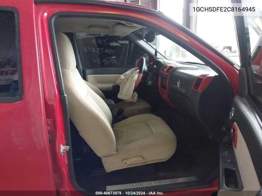 1GCHSDFE2C8164945 2012 Chevrolet Colorado 2Lt