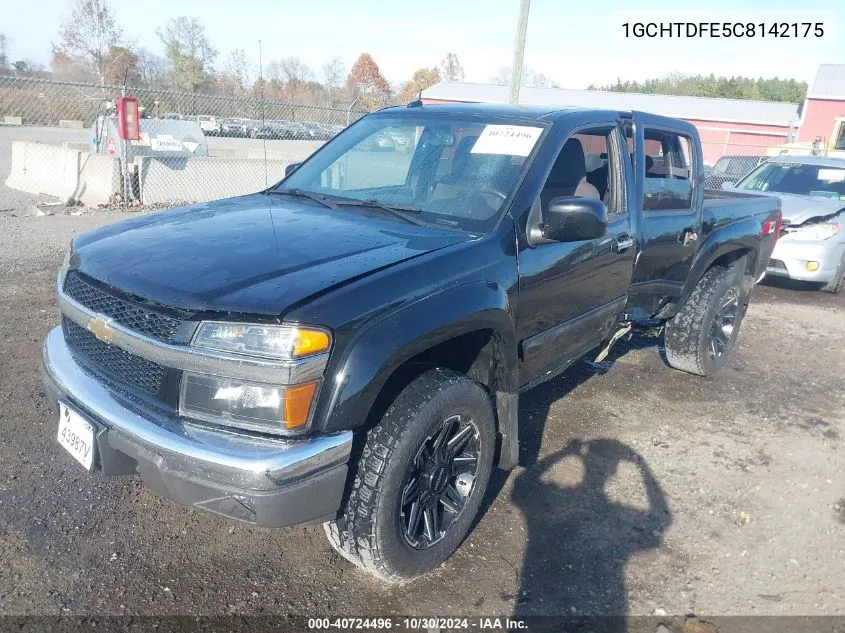 2012 Chevrolet Colorado 2Lt VIN: 1GCHTDFE5C8142175 Lot: 40724496