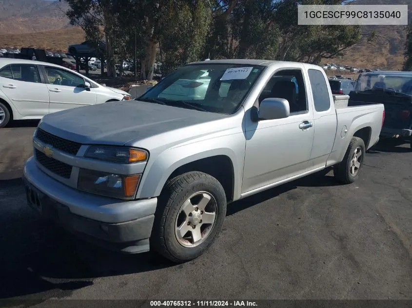 2012 Chevrolet Colorado 1Lt VIN: 1GCESCF99C8135040 Lot: 40765312