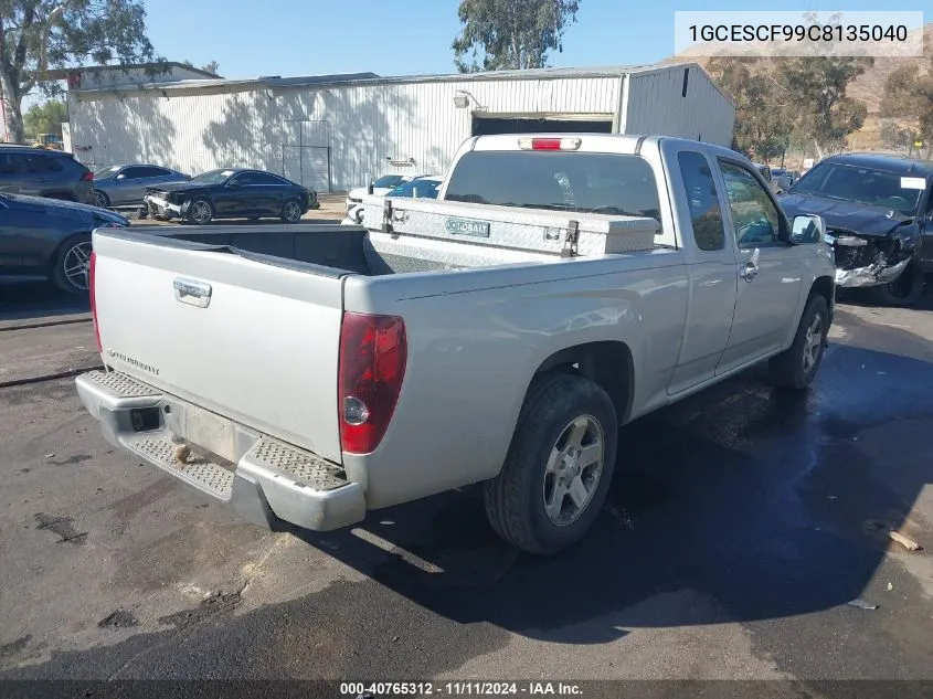 2012 Chevrolet Colorado 1Lt VIN: 1GCESCF99C8135040 Lot: 40765312