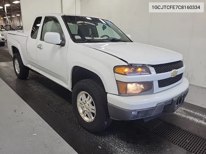 2012 Chevrolet Colorado Lt VIN: 1GCJTCFE7C8160334 Lot: 40775787