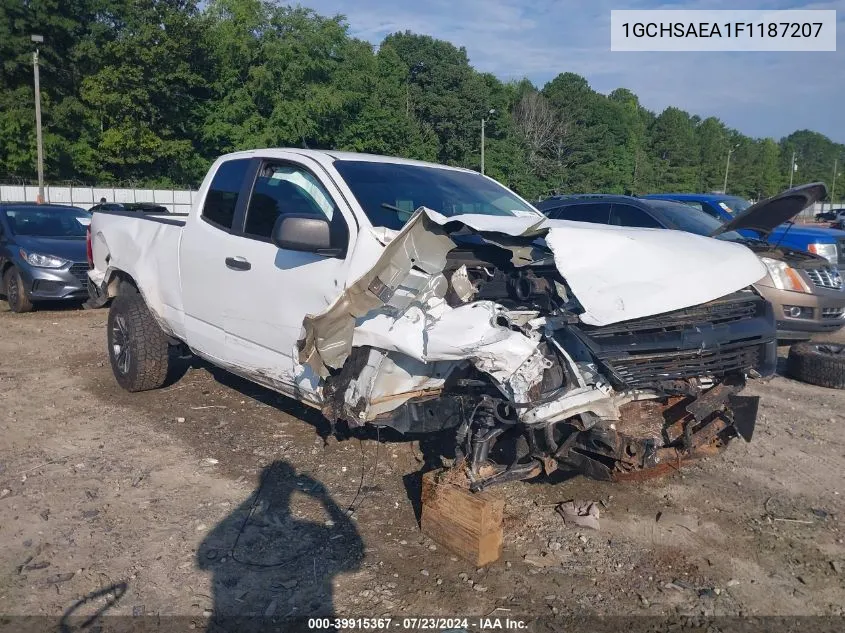 2015 Chevrolet Colorado Wt VIN: 1GCHSAEA1F1187207 Lot: 39915367