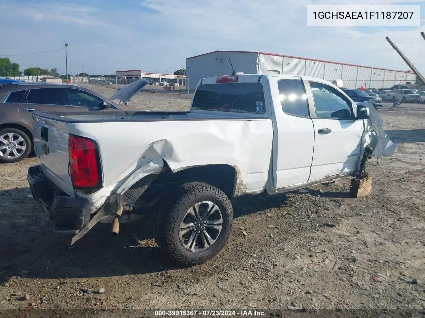 2015 Chevrolet Colorado Wt VIN: 1GCHSAEA1F1187207 Lot: 39915367