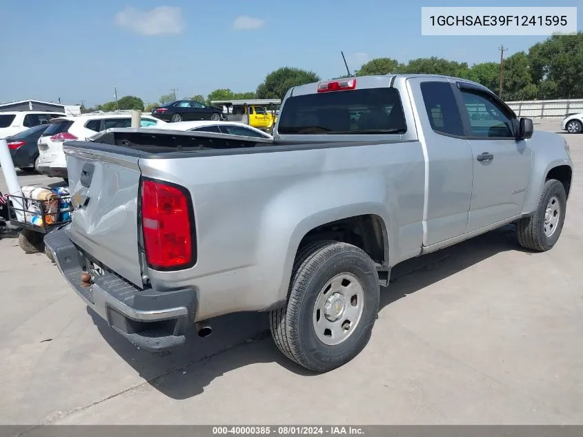 2015 Chevrolet Colorado Wt VIN: 1GCHSAE39F1241595 Lot: 40000385