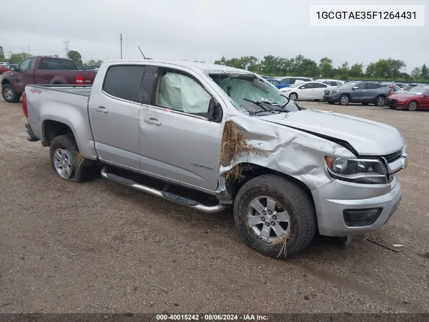 2015 Chevrolet Colorado VIN: 1GCGTAE35F1264431 Lot: 40015242