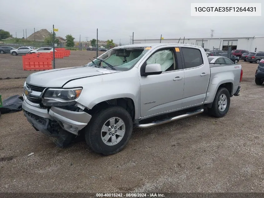 2015 Chevrolet Colorado VIN: 1GCGTAE35F1264431 Lot: 40015242