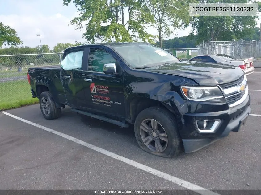 1GCGTBE35F1130332 2015 Chevrolet Colorado Lt