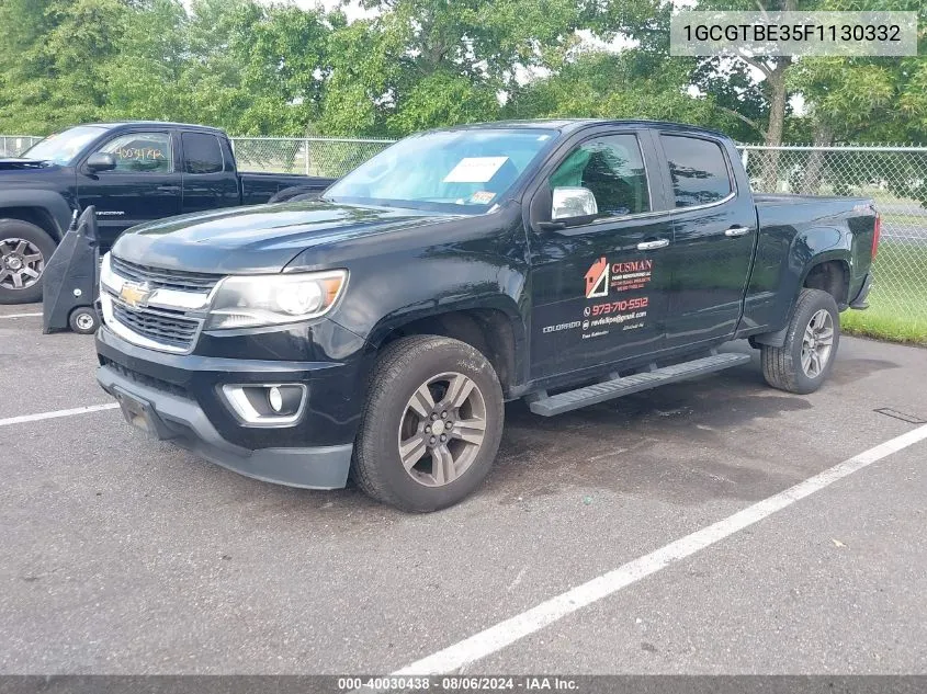 2015 Chevrolet Colorado Lt VIN: 1GCGTBE35F1130332 Lot: 40030438