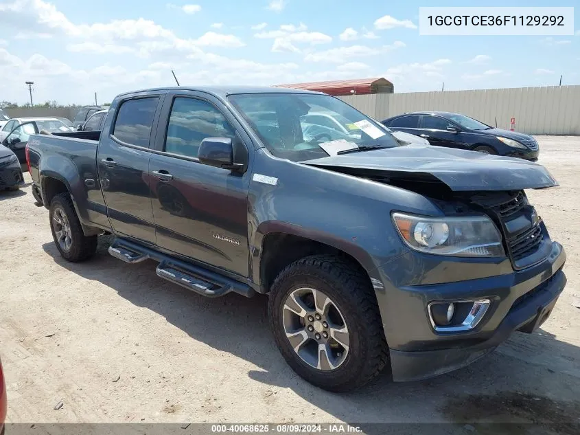 2015 Chevrolet Colorado Z71 VIN: 1GCGTCE36F1129292 Lot: 40068625