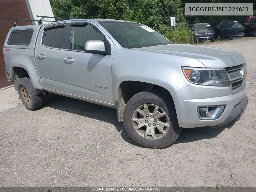 2015 Chevrolet Colorado Lt VIN: 1GCGTBE35F1274611 Lot: 40263432