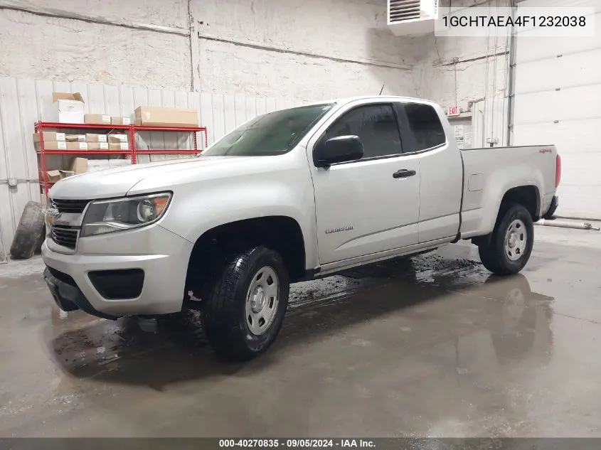 1GCHTAEA4F1232038 2015 Chevrolet Colorado Wt