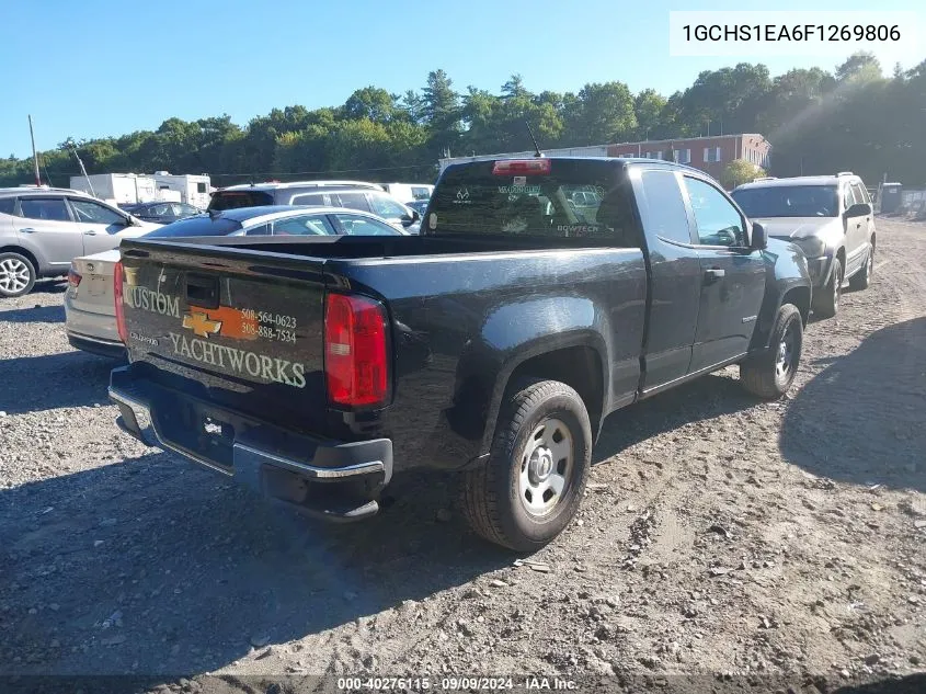 2015 Chevrolet Colorado VIN: 1GCHS1EA6F1269806 Lot: 40276115