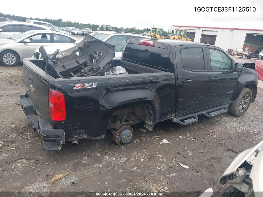 1GCGTCE33F1125510 2015 Chevrolet Colorado Z71