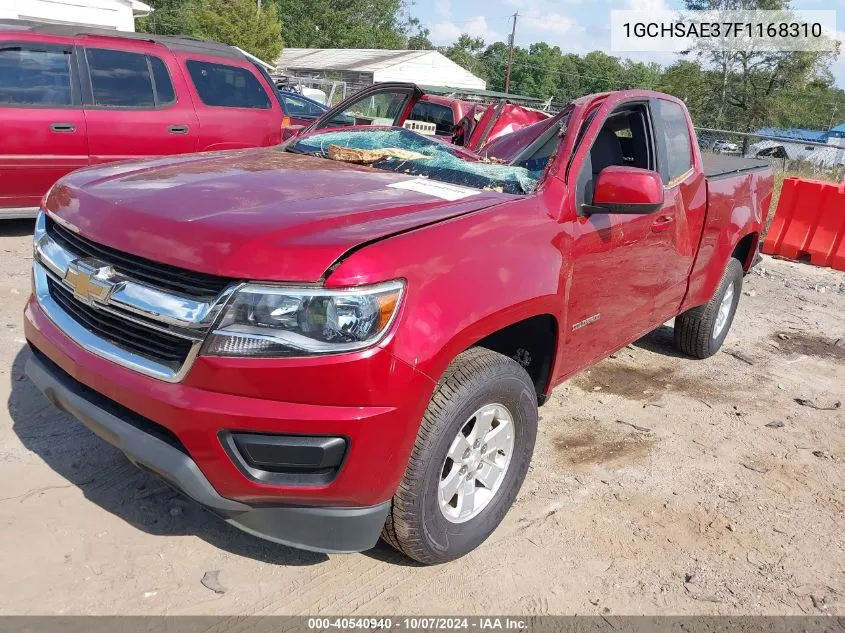 2015 Chevrolet Colorado Wt VIN: 1GCHSAE37F1168310 Lot: 40540940