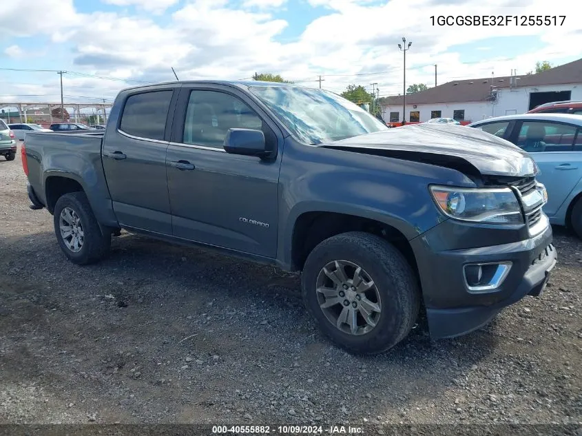 2015 Chevrolet Colorado Lt VIN: 1GCGSBE32F1255517 Lot: 40555882