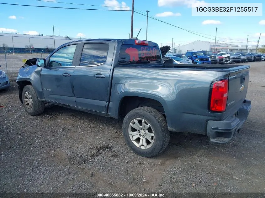 2015 Chevrolet Colorado Lt VIN: 1GCGSBE32F1255517 Lot: 40555882