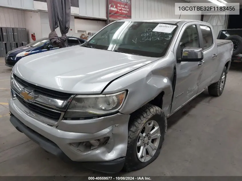 2015 Chevrolet Colorado Lt VIN: 1GCGTBE32F1183456 Lot: 40559577