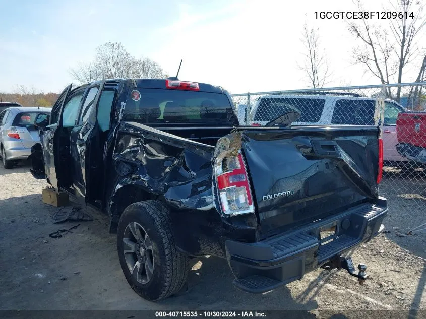 2015 Chevrolet Colorado Z71 VIN: 1GCGTCE38F1209614 Lot: 40715535