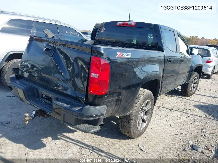 2015 Chevrolet Colorado Z71 VIN: 1GCGTCE38F1209614 Lot: 40715535