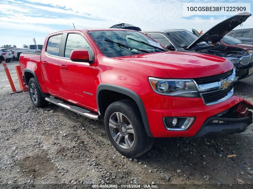 2015 Chevrolet Colorado Lt VIN: 1GCGSBE38F1222909 Lot: 40863860