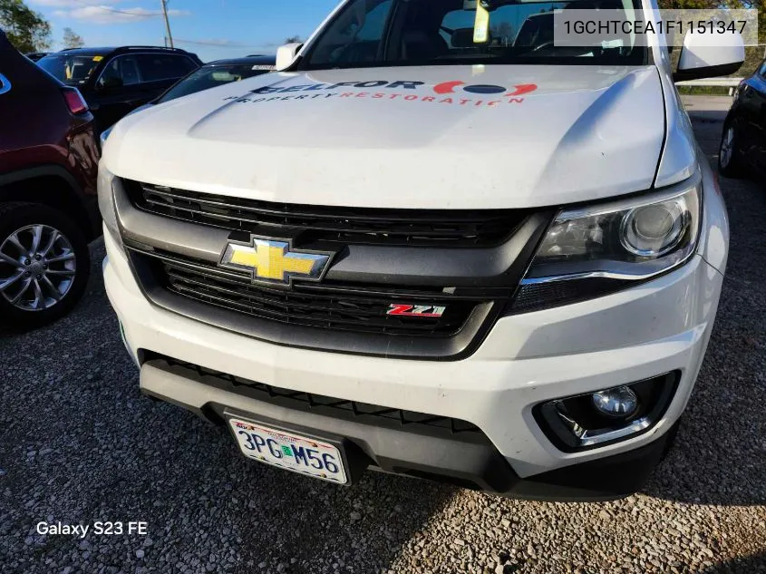 2015 Chevrolet Colorado Z71 VIN: 1GCHTCEA1F1151347 Lot: 40897068