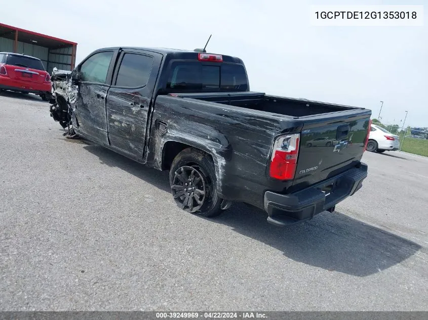 2016 Chevrolet Colorado Z71 VIN: 1GCPTDE12G1353018 Lot: 39249969